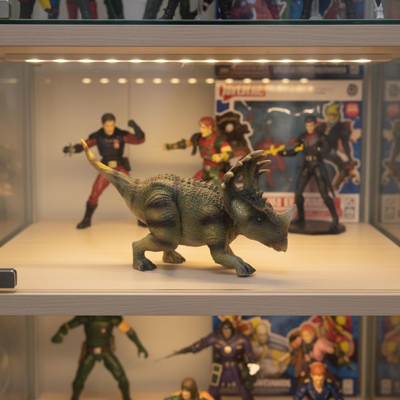 Gemini&Genius Triceratops Dinosaur Toy, Dino Toy Display for Kids