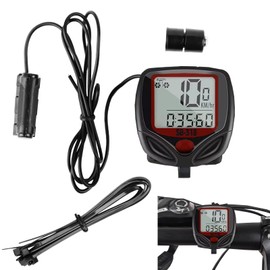 Bike Computer Wireless, 15 Functions IP54 Waterproof Bike Speedometer Cycle Motorcycle Computer Odometer Bicycle Universal GPS Cycling Computer with LCD Backlight Automatic Start/Stop
