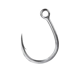BKK Lone DIABLO 8091-HG 1 Lone Diablo/Blue GT Tuna Diving Pencil Popper Plug Single Hook (Silver, 4/0)