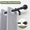 Window Curtain Rods 28 to 48 Inches, 1 Inch Diameter