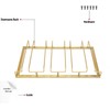 FOMANSH Wine Glass Rack - Under Cabinet Stemware Wine Glass