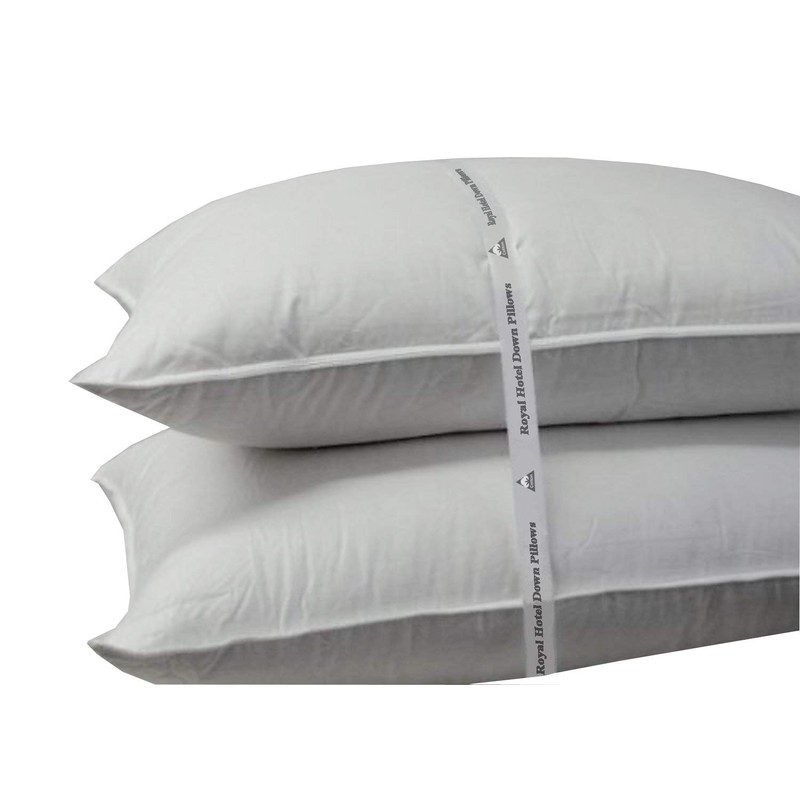 Luxury Down Pillow - 500 Thread Count 100% Cotton Shell,