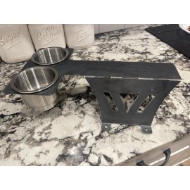 B&M 5” Shifter Stand POWDERCOATED WITH CUPHOLDERS fits B&M Ratchet Shifter Mega