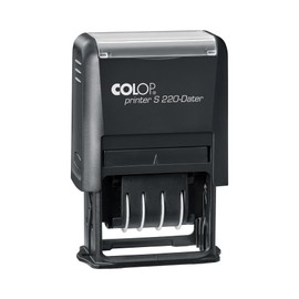 COLOP Date Stamp Printer S 220, Date Variant: German (D02), Imprint Colour: Black