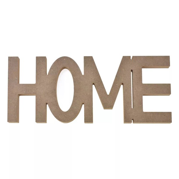 Homeford ESC05 Inspirational Home DIY Rustic Wood Craft, Brown, 11-3/4-inch