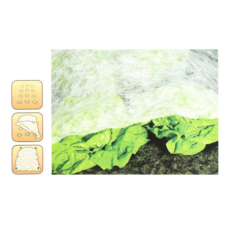 com-four® Cold frame fleece, garden fleece and poly tunnel as