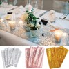 Time to Sparkle 12x108inch Glitter Sequin Table Runner Chair Sashes