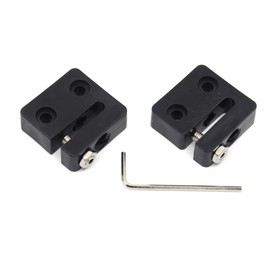 Befenybay 2PCS Anti-play Nut 8mm Diameter Lead Screw Nut, Lead Screw Moves 2mm in One Turn for CNC and 3D Printers (2mm Distance 2mm Cable)