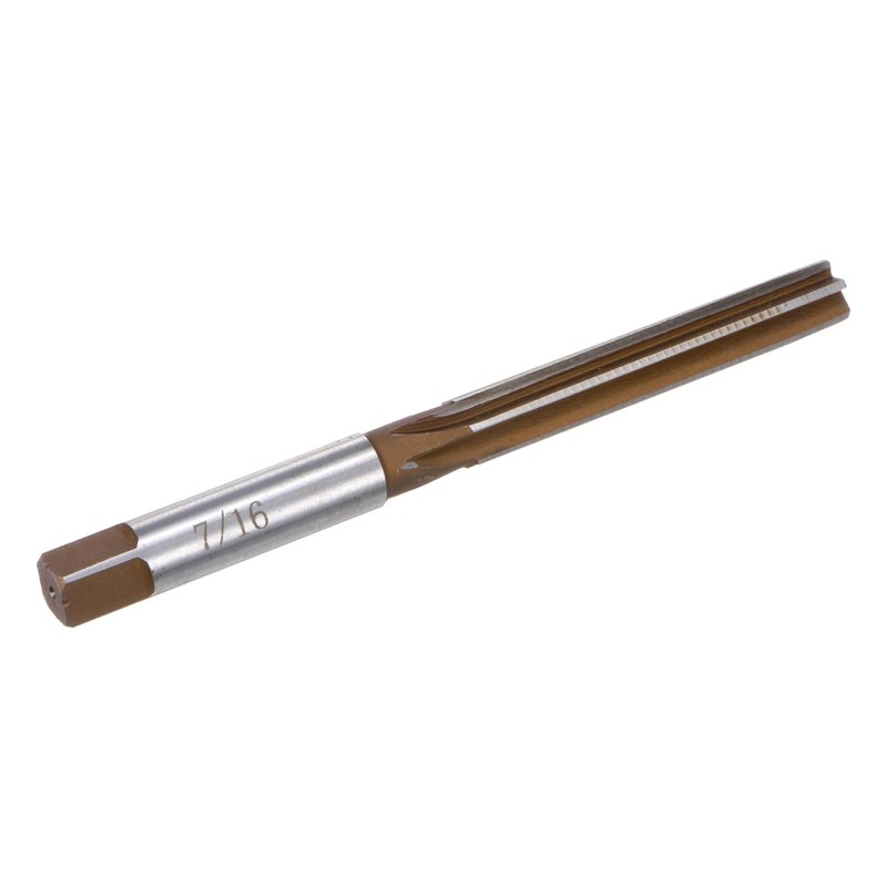 sourcing map 7/16" Hand Reamer H8 Accuracy Alloy Tool Steel