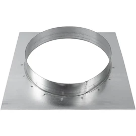 ECOPRO VENT 8" Inch Duct Connector Flange - Galvanized Steel - HVAC Connector, Round Straight or Flex Pipe Flange for Efficient Airflow in Residential and Commercial Systems