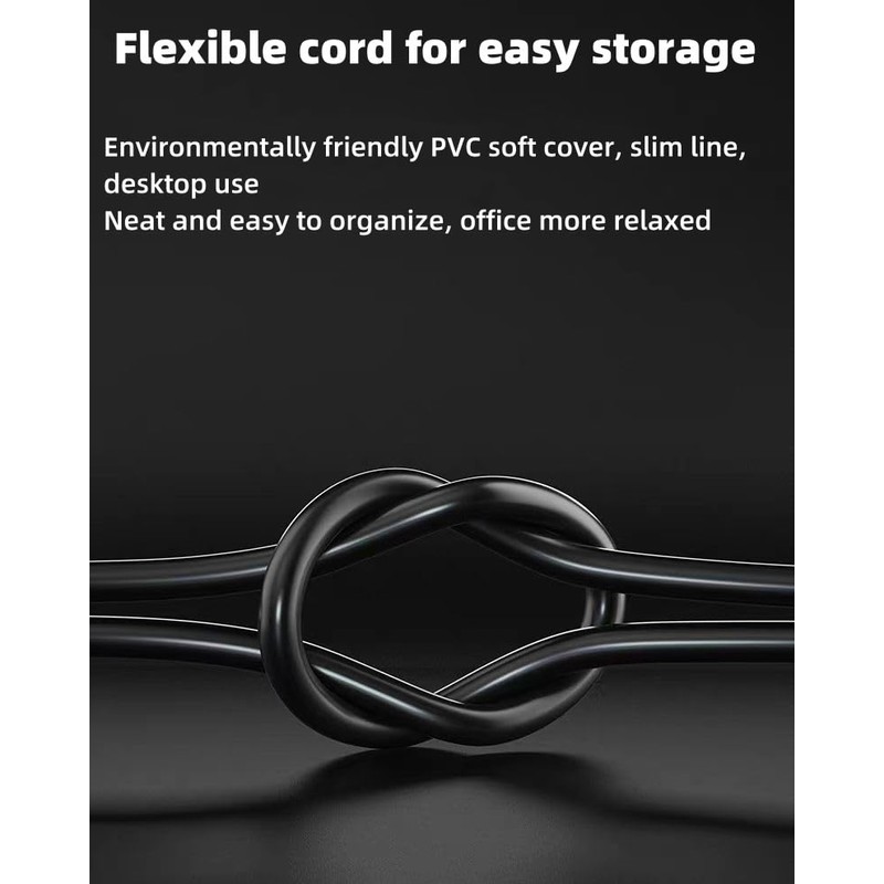 CAMKOO Mini HDMI to HDMI Adapter Cable, 10.2Gbps High-Speed, 4K@30Hz,
