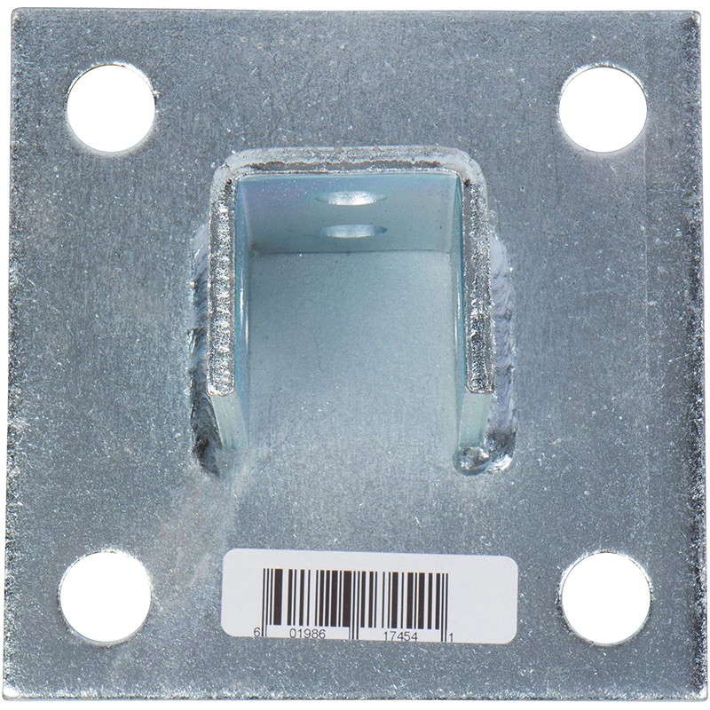Morris Products 17454 Post Base Channel 4 Hole Square –