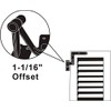 QCAA Steel Blind Shutter Hinge for Wood Frame & Brick,