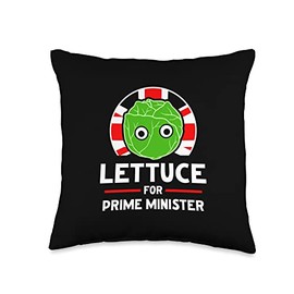 Lettuce For PM Throw Pillow