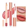 Prreal 2 Pieces Lip Liner and Lipstick Makeup Set, Matte