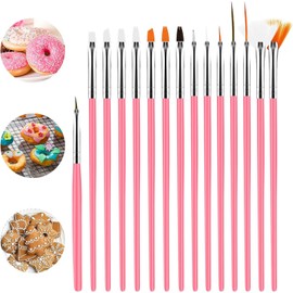 Addein 15Pcs Nail Art Brushes Set, Nail Brushes for Gel Nails, Nail Art Pen Nail Dotting Drawing Painting Pen for Art Design Painting Detailing