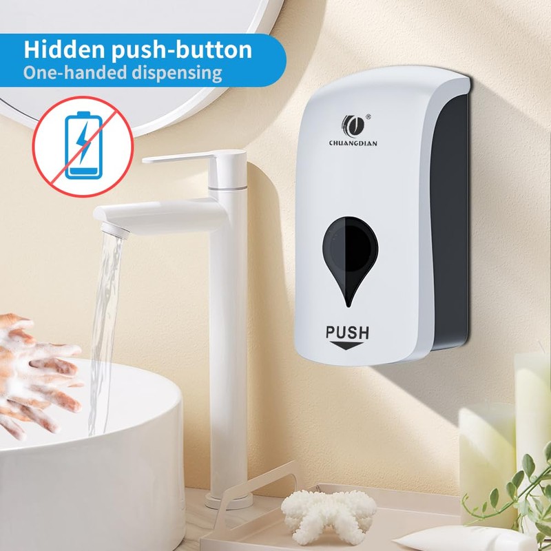 Soap Dispenser Wall Mounted Commercial Hand Soap Dispenser Shampoo Conditioner
