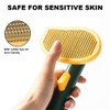 Dog Brush with Release Button, Mango Cat Brush for Long