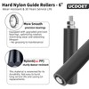 Universal Heavy Duty Slide Gate Guide Roller, 6" Nylon Rollers