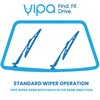 Vipa Wiper Blade Set fits: VW SHARAN MPV May 2010