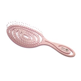 Head Jog 08 Paddle Brush Flexible Soft Pin Bristles, Detangling Wet Or Dry Hair. Gentle Brushing Hairbrush. Detangle Brushes For Straight, Curly & Wavy Hair Types. (Orchid)