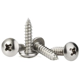 Stainless Steel License Plate Screws Compatible with Subaru - Front or Rear - Grade 18-8/304 Stainless Steel License Plate Screws Fits for Subaru Models (Outback, Forester, Impreza etc)/ Trucks/SUVs