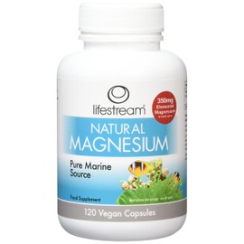 Lifestream Natural Magnesium Capsule - Pack of 120 Capsules