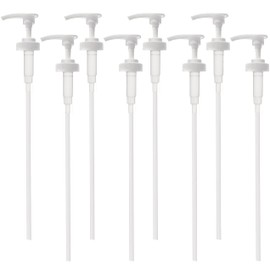 Pump Dispenser for Round Gallon Jug Bottle Leak Proof BPA Free Replacement Pumps Fits for Shampoo, Soap, Lotion, Hand Sanitizer, 8-Pack