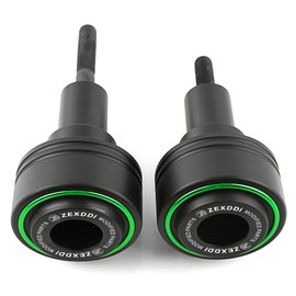 ZEXDDI Fit For Kawasaki ZX10R ZX-10R KRT ZX10RR 2016-2021 2022 2023 2024 Motorcycle Frame Sliders Crash Pad Falling Protection (Green)