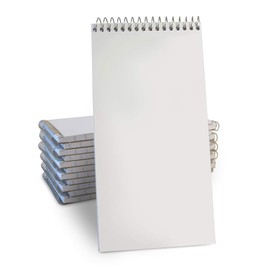 12 Pack of Reporter's Notebook Steno Pad Blank Cover with Sturdy Backing Perfect for Taking Notes On-The-Go, 70 Sheets (140 Pages) (Narrow Ruled)
