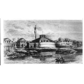 Unbranded Photo:The Naval Academy. Side view 1853