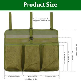 Camping Dish Drying Bag Collapsible Dish Drying Rack,RV Dish Drying Rack,Portable Mesh Dish Dinnerware Organizer for RV Campers Travel Trailers,Camp Kitchen Organizer (Army Green)