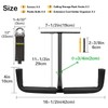 Tahikem 2 Set Overhead Garage Storage Rack, Heavy Duty Overhead