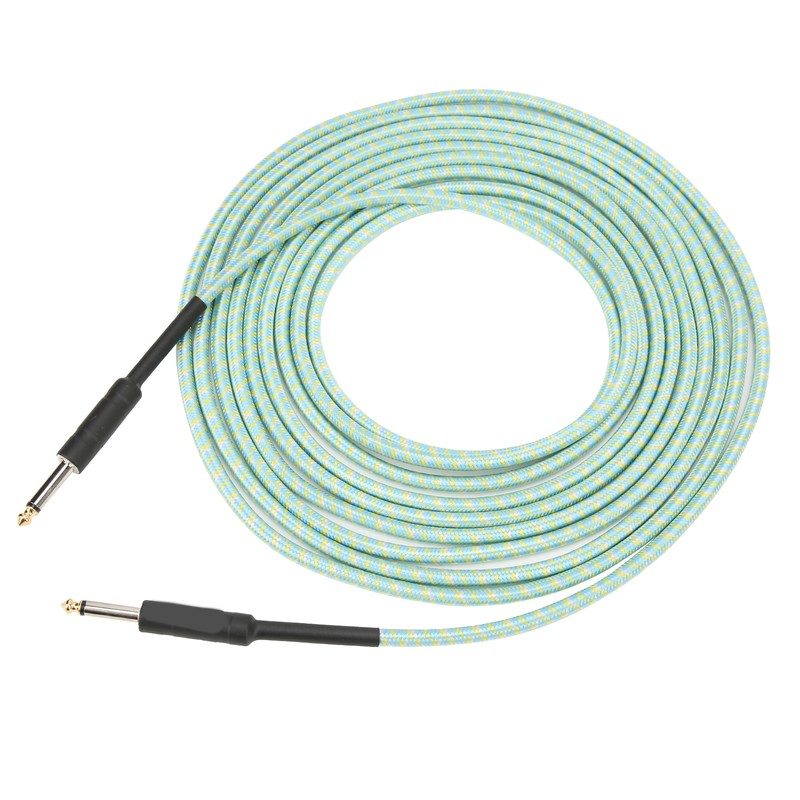 Musical Instrument Cable Braided Shielding Audio Extension Cord with NickelPlated