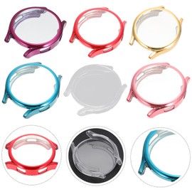 Gatuida 6pcs TPU Watch Cover Watch4 Case Full Protection Smartwatch Shell Scratch Resistant Easy Access Buttons