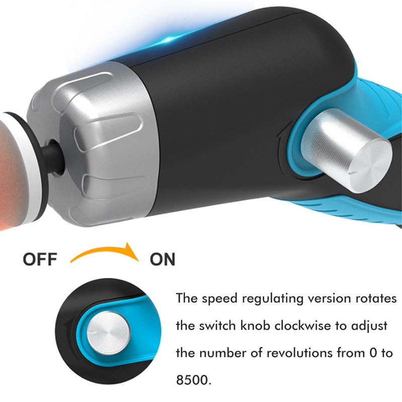 Mini Electric Car Polisher Portable Car Scratch Remover Machine Adjustable