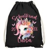 SpecialMe® Kinder Turnbeutel mit Name und Jahr personalisierte Geschenke Schulanfang