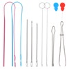 11 Pcs Loop Turner Sewing Tool Flexible Drawstring Threader Hoodie