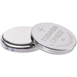 Toshiba CR1632 3V Lithium Coin Cell Battery Pack of 5