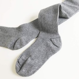 Filloie Ribbed Tights for Babies, Kids, Kindergartens, Recitals, School ligjt grey