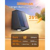 LUHLEE Solar Wall Lights Outdoor, Upgrade 2000mAh Wall Sconce IP65
