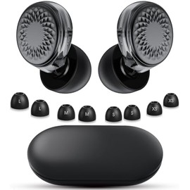 25 Neu Ohrstöpsel zum Schlafen, 45dB Noise Cancelling Ohrstöpsel, 0 Druckgefühl, Weich und Wiederverwendbar Gehörschutz Schlafen earplugs, BK