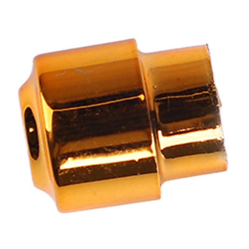 10PCS Electric Guitar Pickup Switch Tip Gold Round Retro Plastic