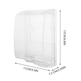 Baluue Cubierta De Eléctrica para Exterior Cubierta de Enchufamos de Interruptor a de Agua de Protector de de 86 Párr Interior Exterior de Protección de de Banda de Salida de Interruptor 6.5x3.9