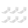 6pcs Acrylic Headband Holder Wall Clear Hanging Headband Organizer Storage