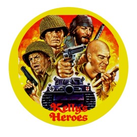 Handmade Clint Eastwood (Kelly's Heroes) -  4" Vinyl Decal Car Laptop Cooler Trailer 252