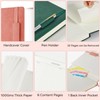 NIRMIRO Hardback Journal Notebook, A5 Note Book Thick Notepad for