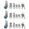 3 PCS Mailbox Locks – Security Cam & Lever Locks