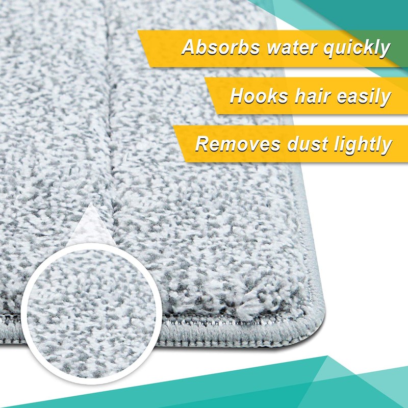 BOOMJOY Mop Pads, Microfiber Cleaning Pads for BOOMJOY Squeeze Flat