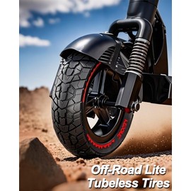 BABEJIA 2 Pack 9.5x2.5-6.1 Scooter Tubeless Tires, Upgrade Your Scooter with 9.5x2.5 Off-Road Tires, 9.5" Replacement Tyres Compatible with NIU KQi3 Pro/Max/Sport